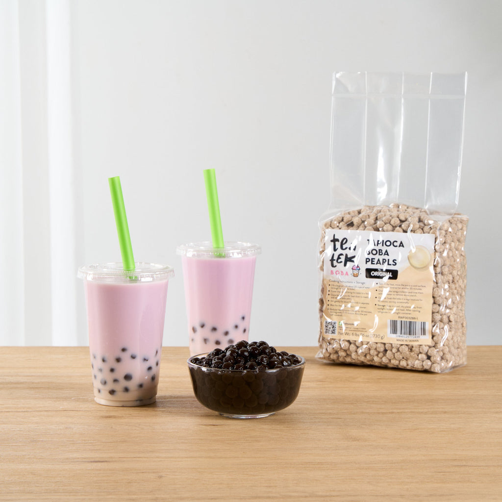 Tea Tek 6 lb Tapioca Boba Pearls - Original - 6 count box