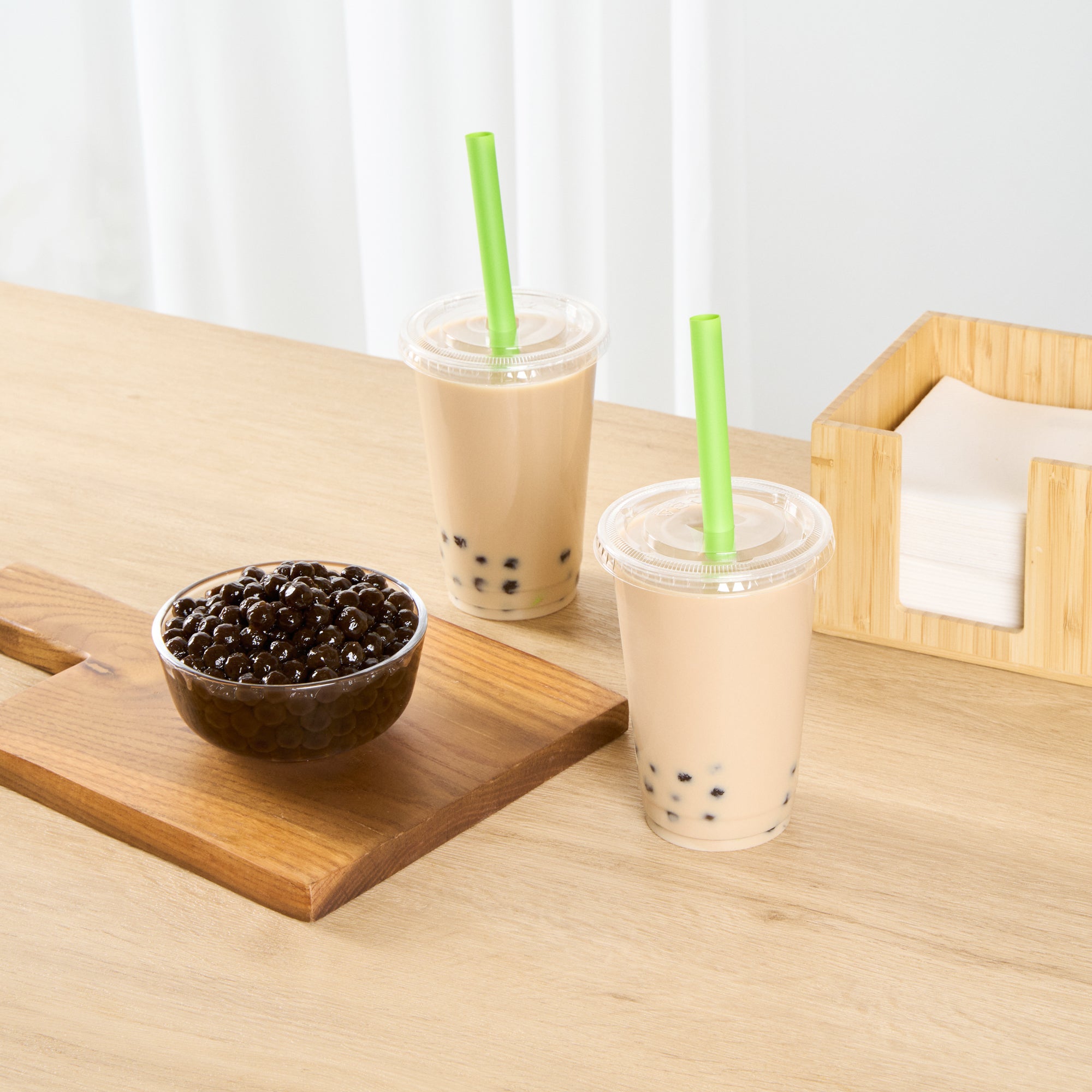Tea Tek 6 lb Tapioca Boba Pearls - Chewy - 6 count box