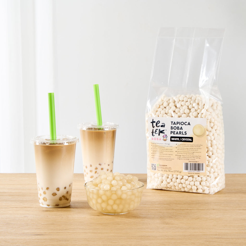 Tea Tek 6 lb Tapioca Boba Pearls - 6 count box