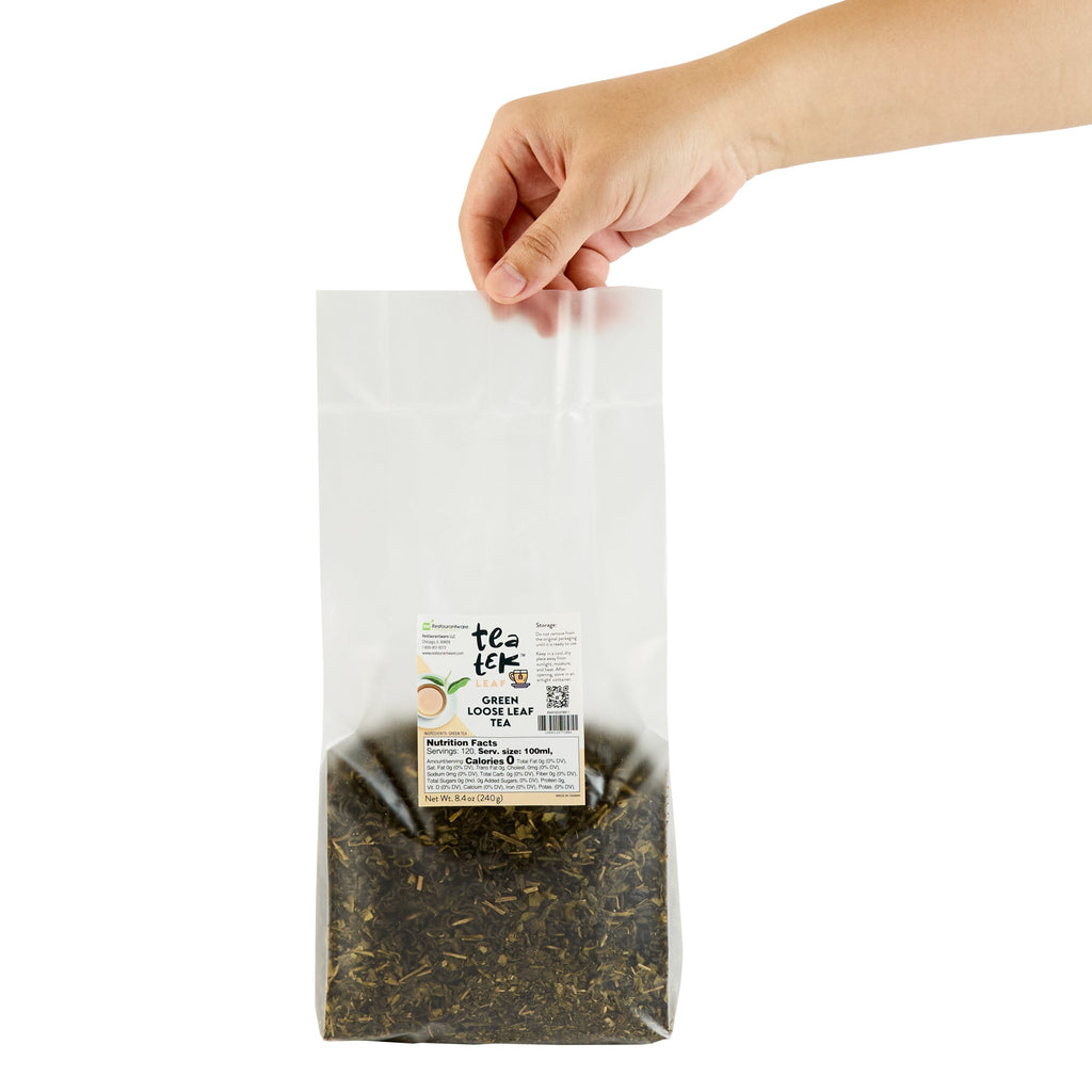 Tea Tek 8.4 oz Green Loose Leaf Tea - 25 count box