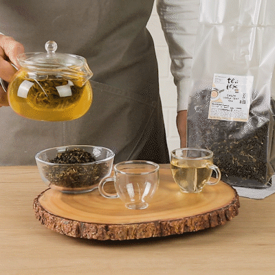Tea Tek 8.4 oz Green Loose Leaf Tea - 25 count box