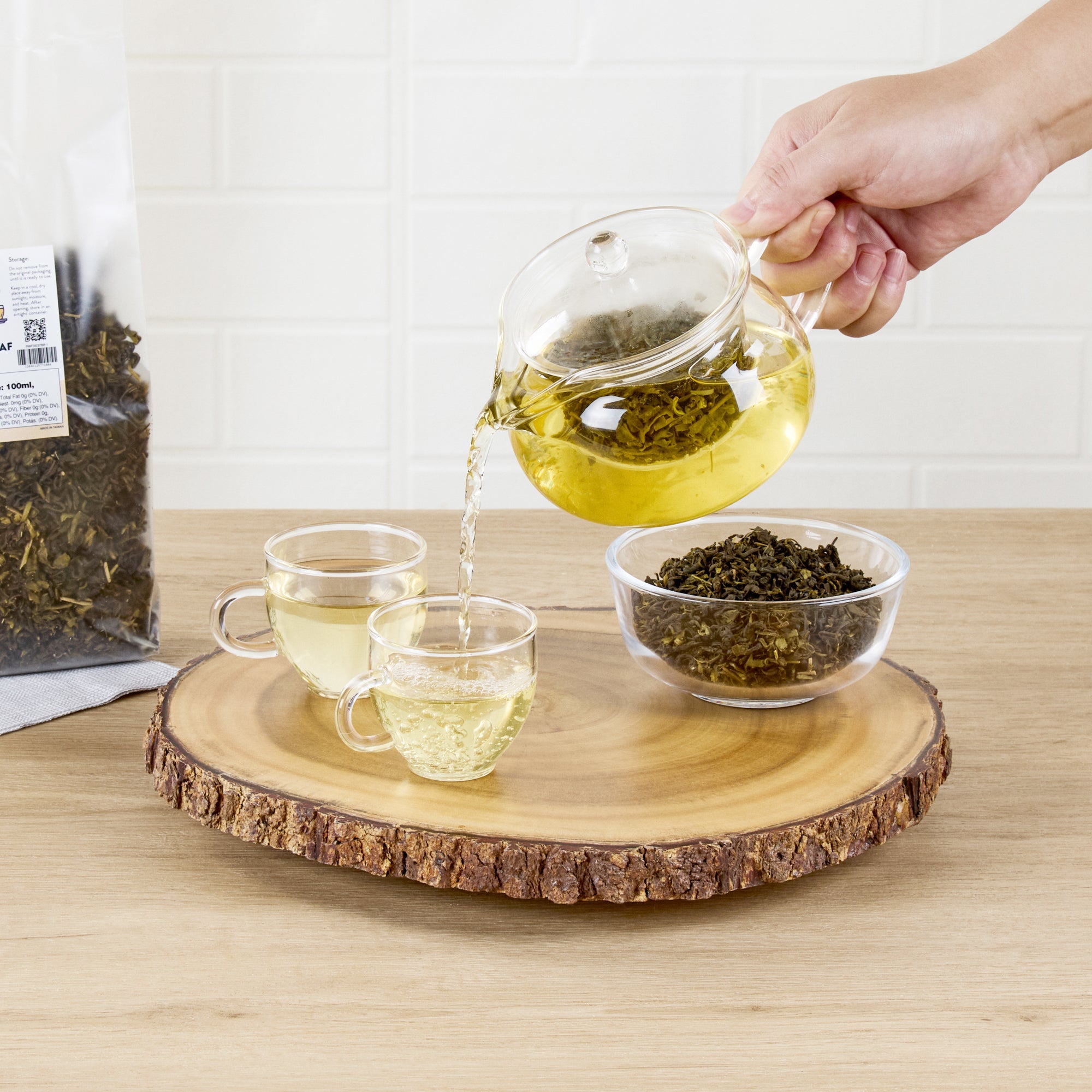 Tea Tek 8.4 oz Green Loose Leaf Tea - 25 count box