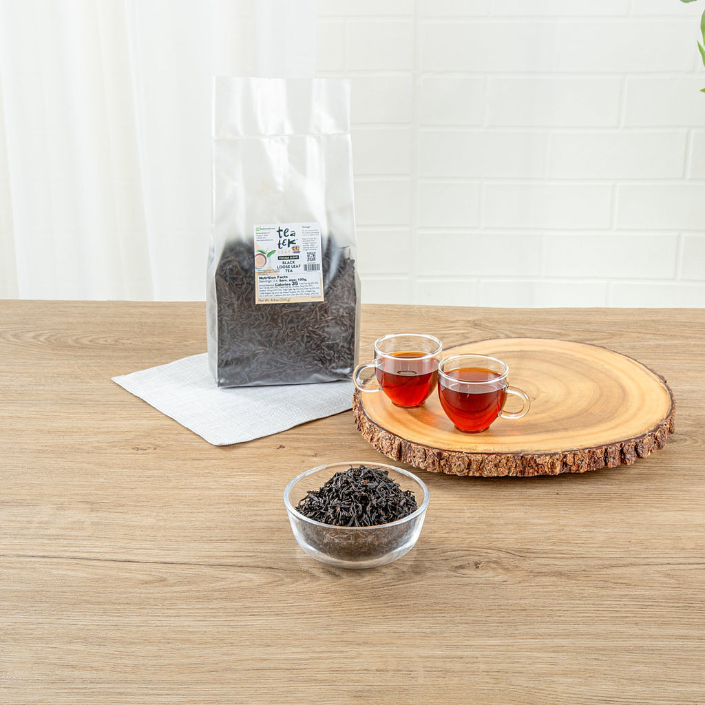 Tea Tek 8.4 oz Black Loose Leaf Tea - Vintage Blend - 25 count box
