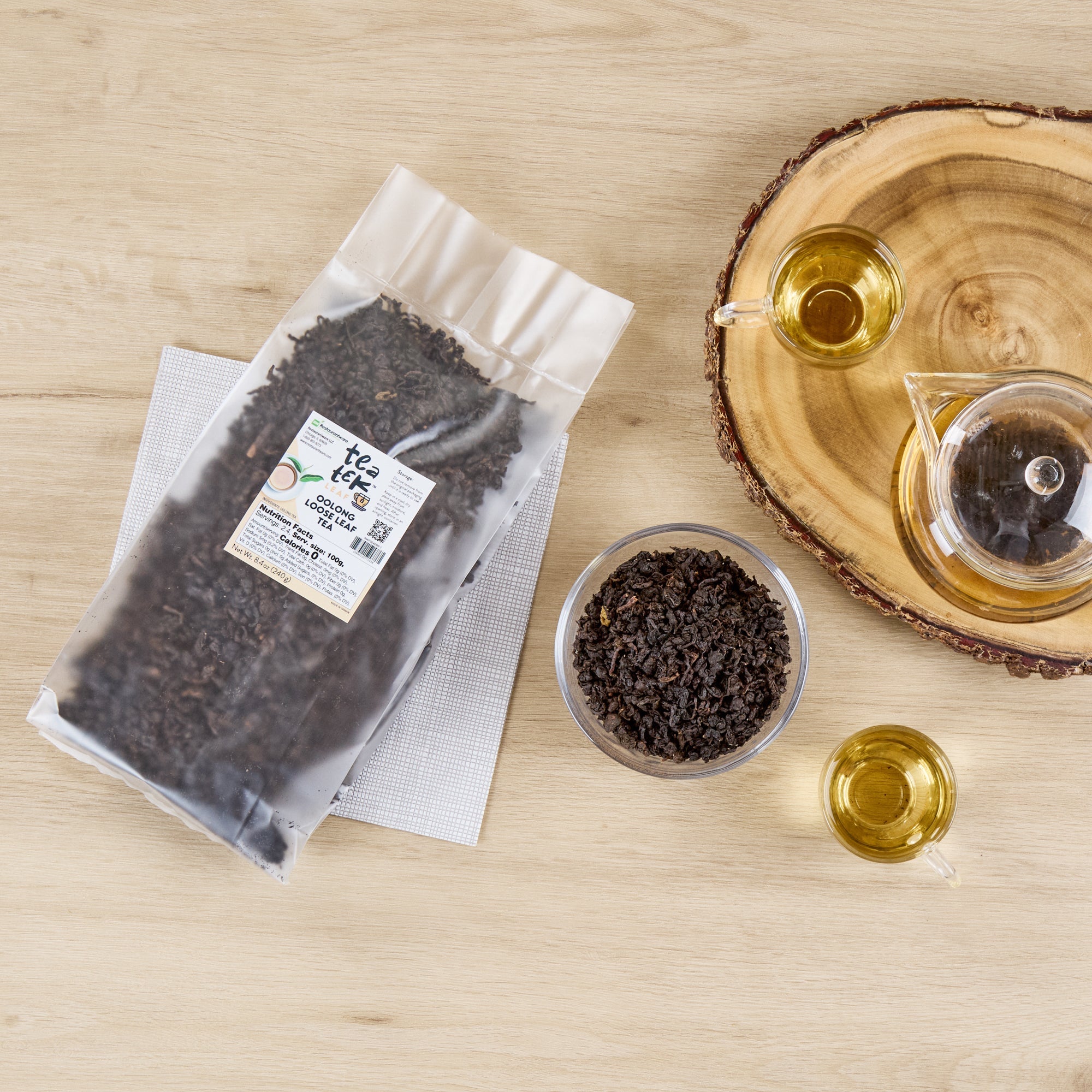 Tea Tek 8.4 oz Oolong Loose Leaf Tea - 25 count box