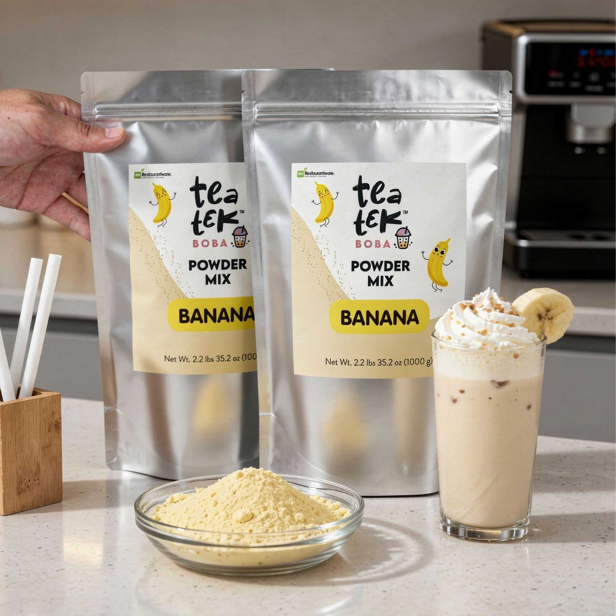 Tea Tek 35 oz Banana Powder Mix - 1 count box