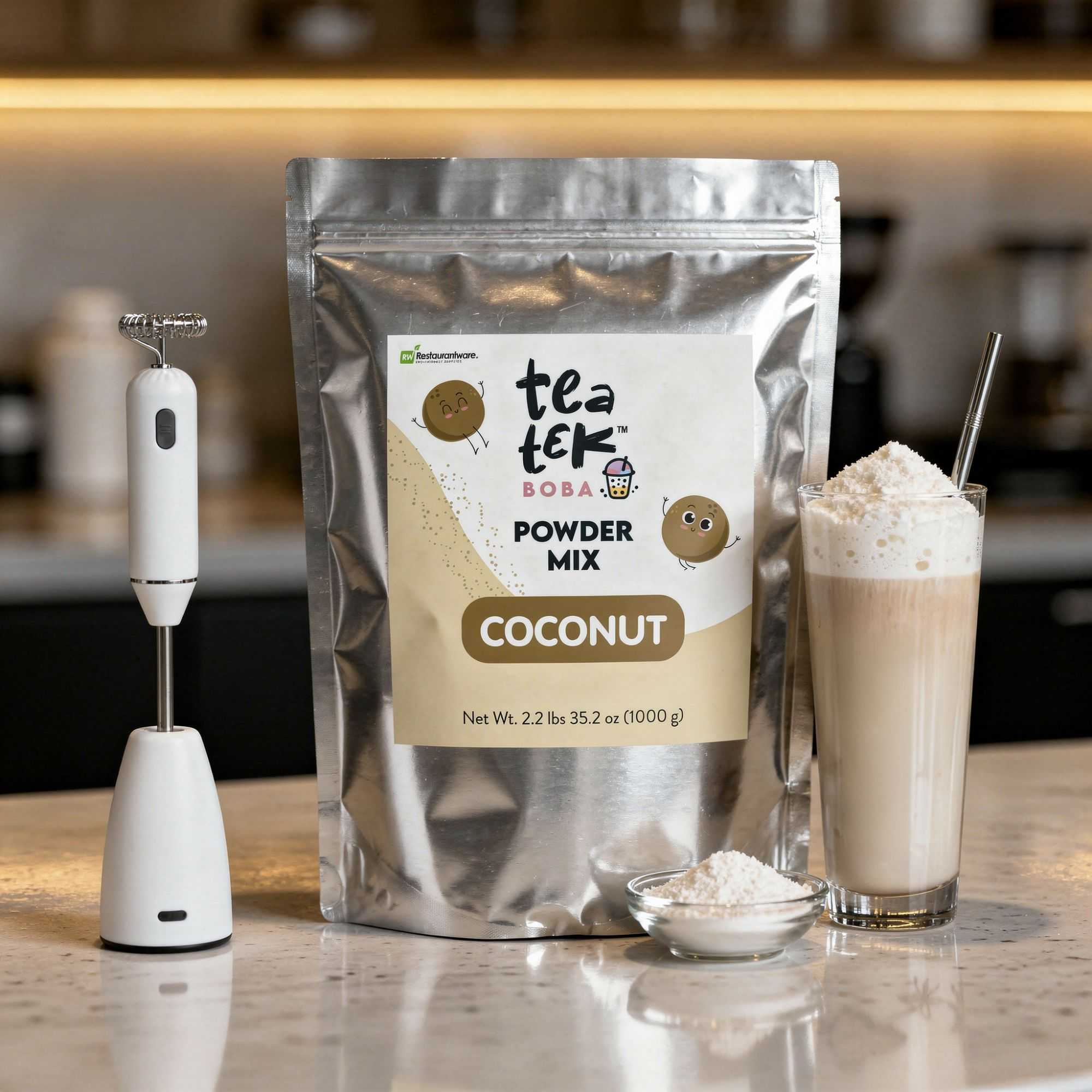 Tea Tek 35 oz Coconut Powder Mix - 10 count box