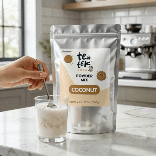 Tea Tek 35 oz Coconut Powder Mix - 10 count box
