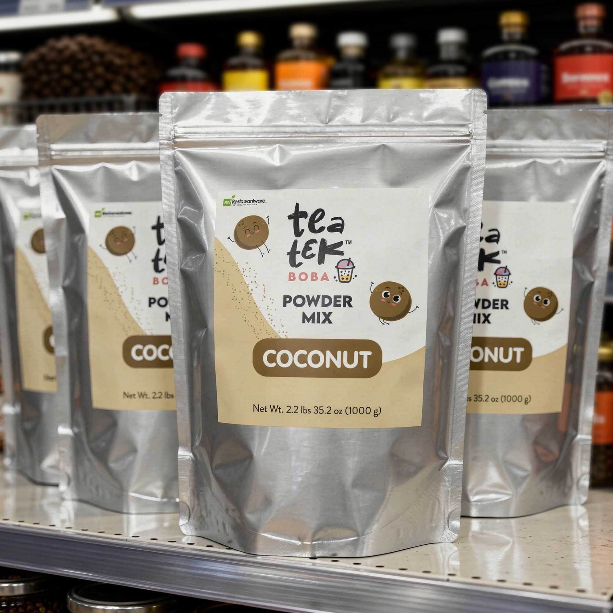 Tea Tek 35 oz Coconut Powder Mix - 10 count box