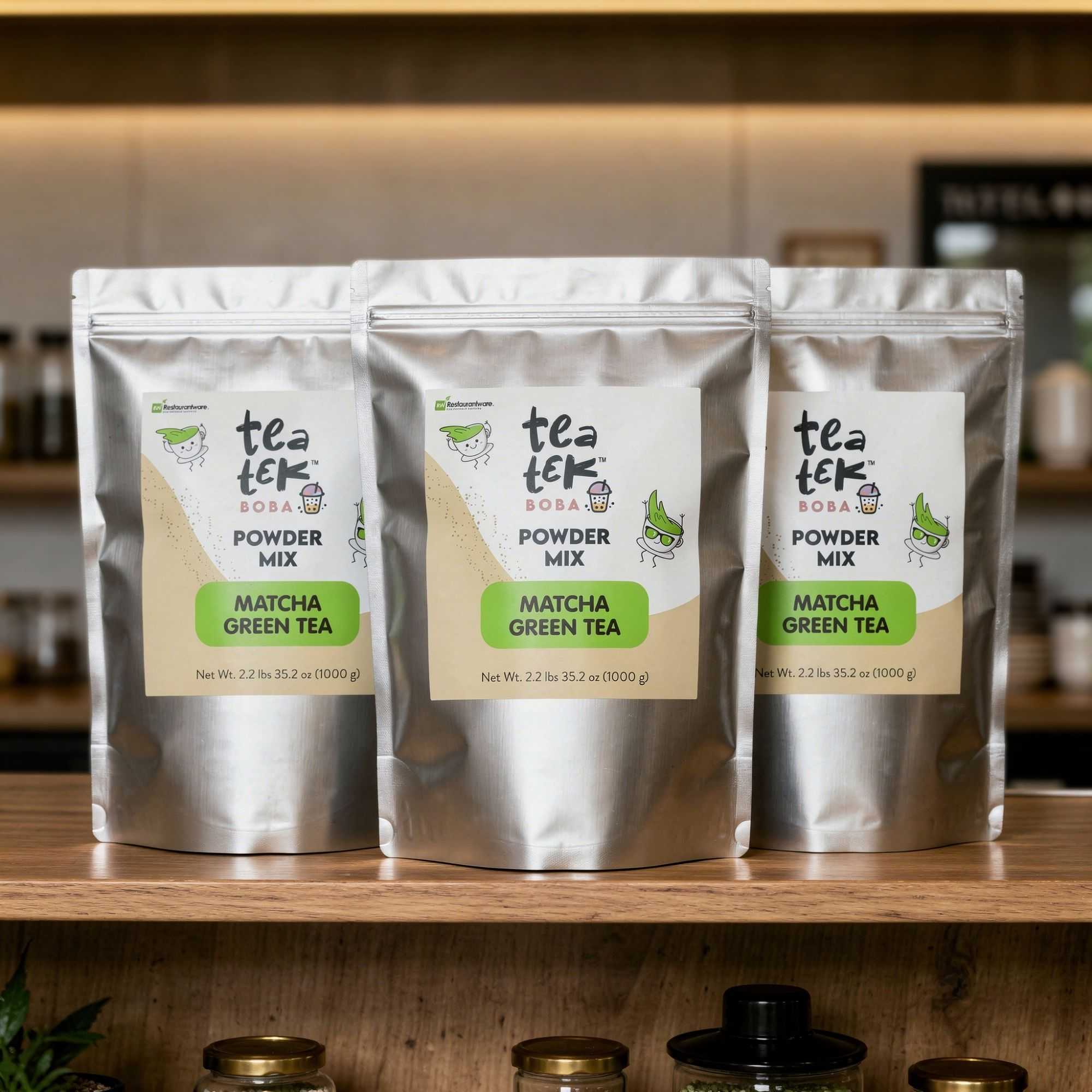 Tea Tek 35.2 oz Matcha Green Tea Powder Mix - 1 count box