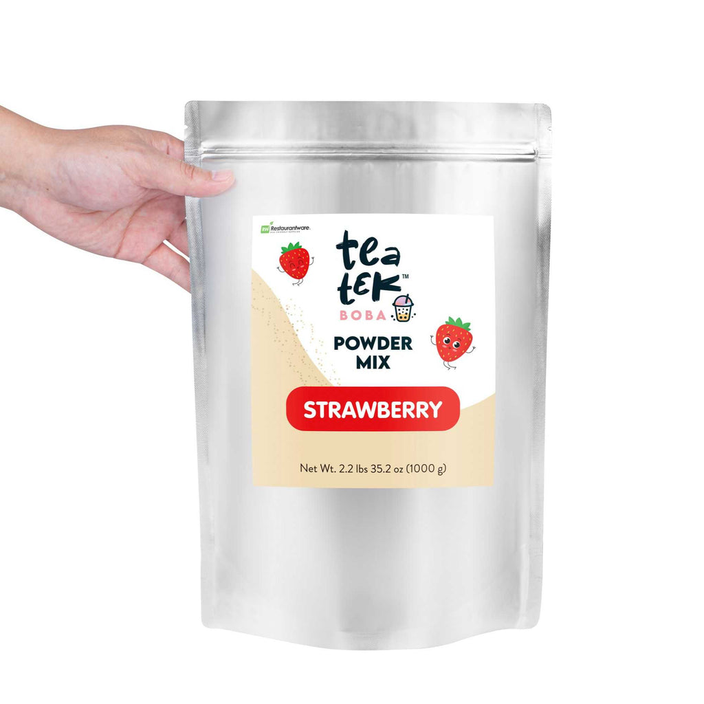Tea Tek 35.2 oz Strawberry Powder Mix - 10 count box