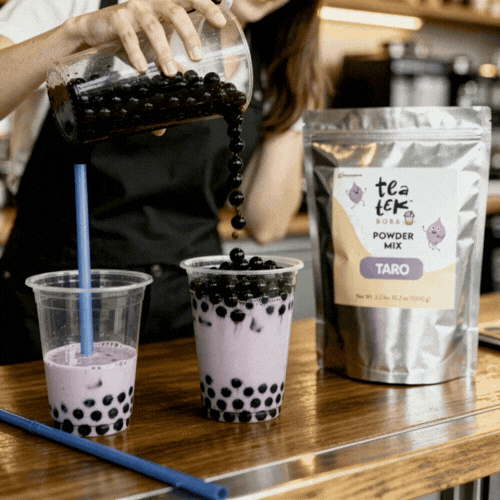 Tea Tek 35.2 oz Taro Powder Mix - 10 count box