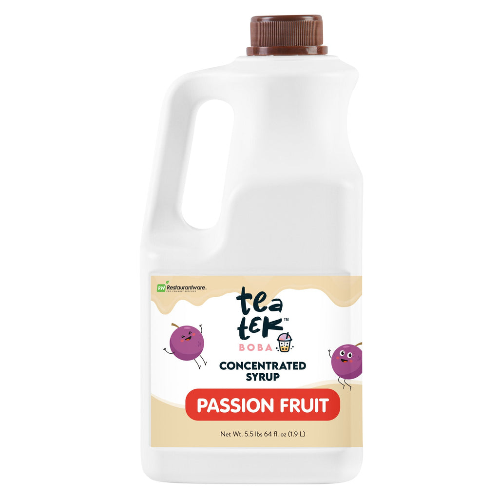 Tea Tek 64 fl. oz Passion Fruit Concentrated Syrup - 1 count box