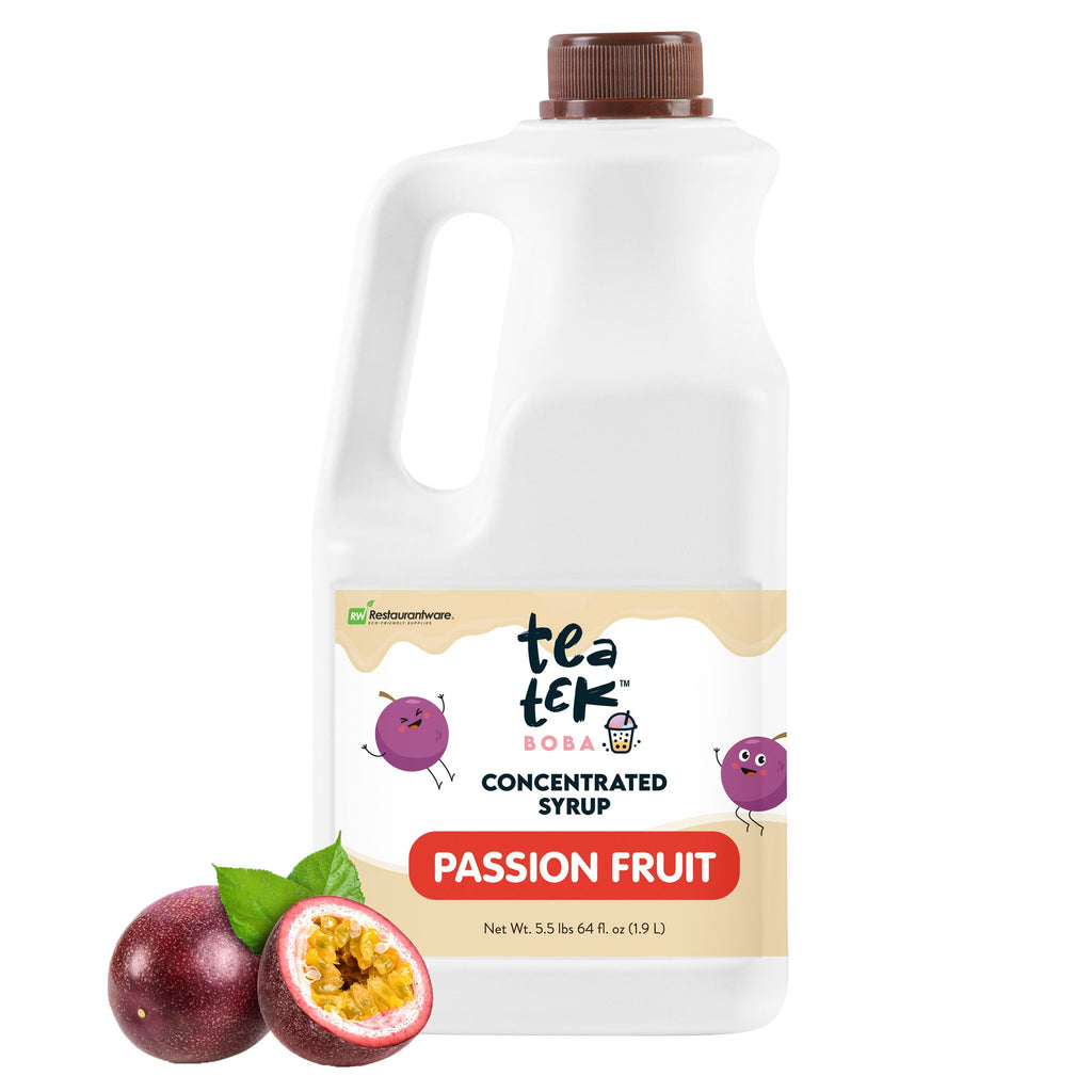 Tea Tek 64 fl. oz Passion Fruit Concentrated Syrup - 1 count box