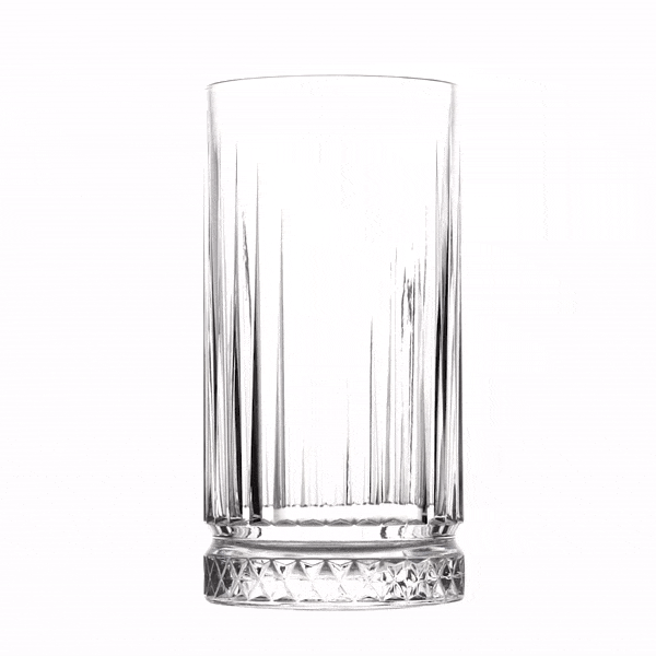 Elysia 15 oz Drinking Glass - 3" x 3" x 6" - 12 count box
