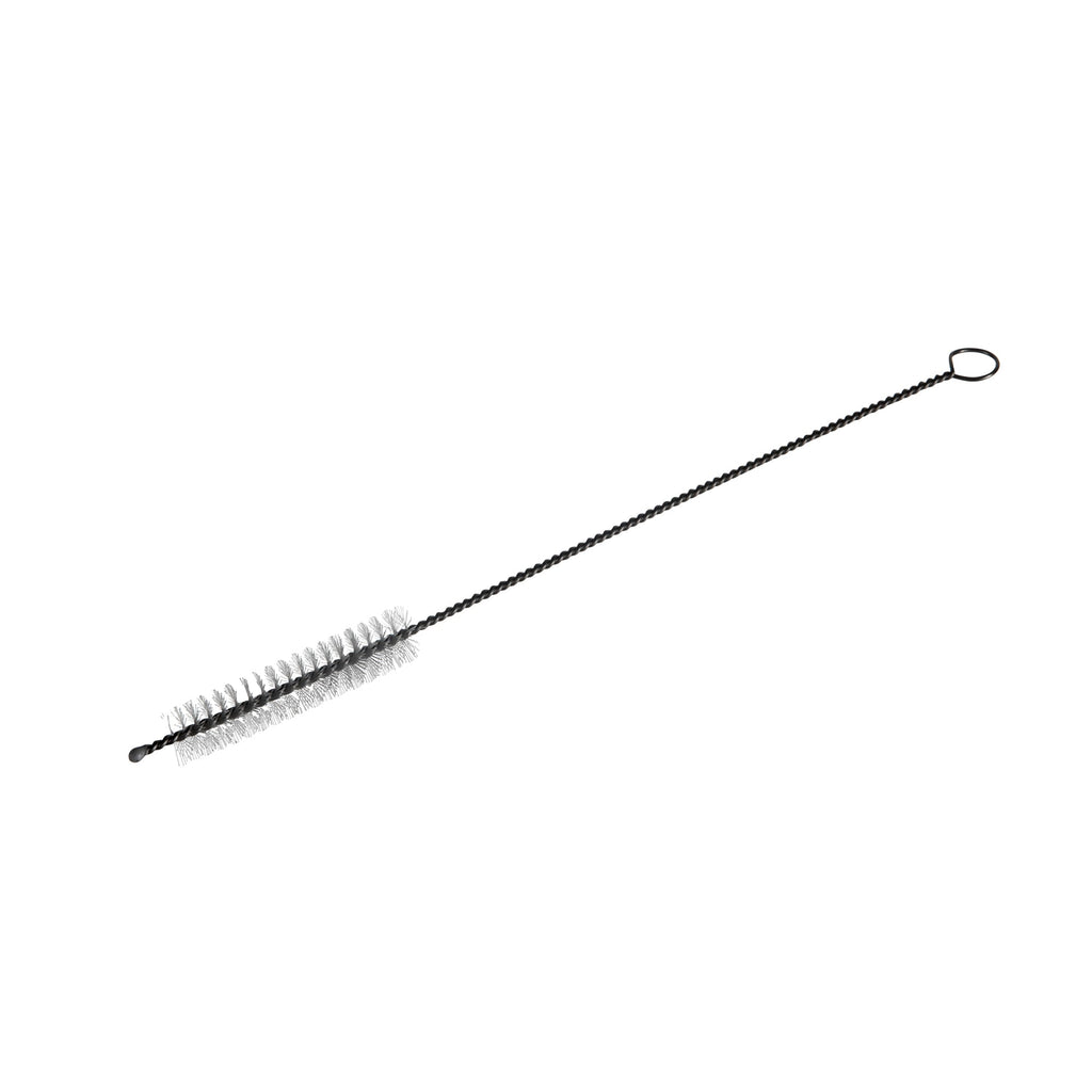 Forma Professional Clear Glass Straw - Borosilicate, with Brush - 7 3/4'' - 100 count box