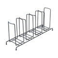 Restpresso Black Iron Cup / Lid Display - 4 Section - 18 1/2" x 8 1/2" x 5" - 1 count box
