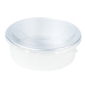 Foil Lux Clear Plastic Take Out Container Lid - Fits 45 oz - 200 count box