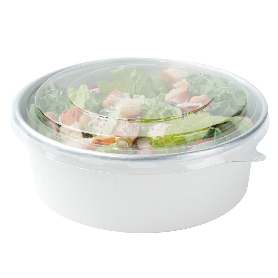 Foil Lux Clear Plastic Take Out Container Lid - Fits 45 oz - 200 count box