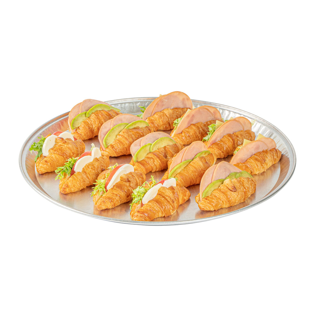 Foil Lux Round Aluminum Catering Tray - 18" - 20 count box