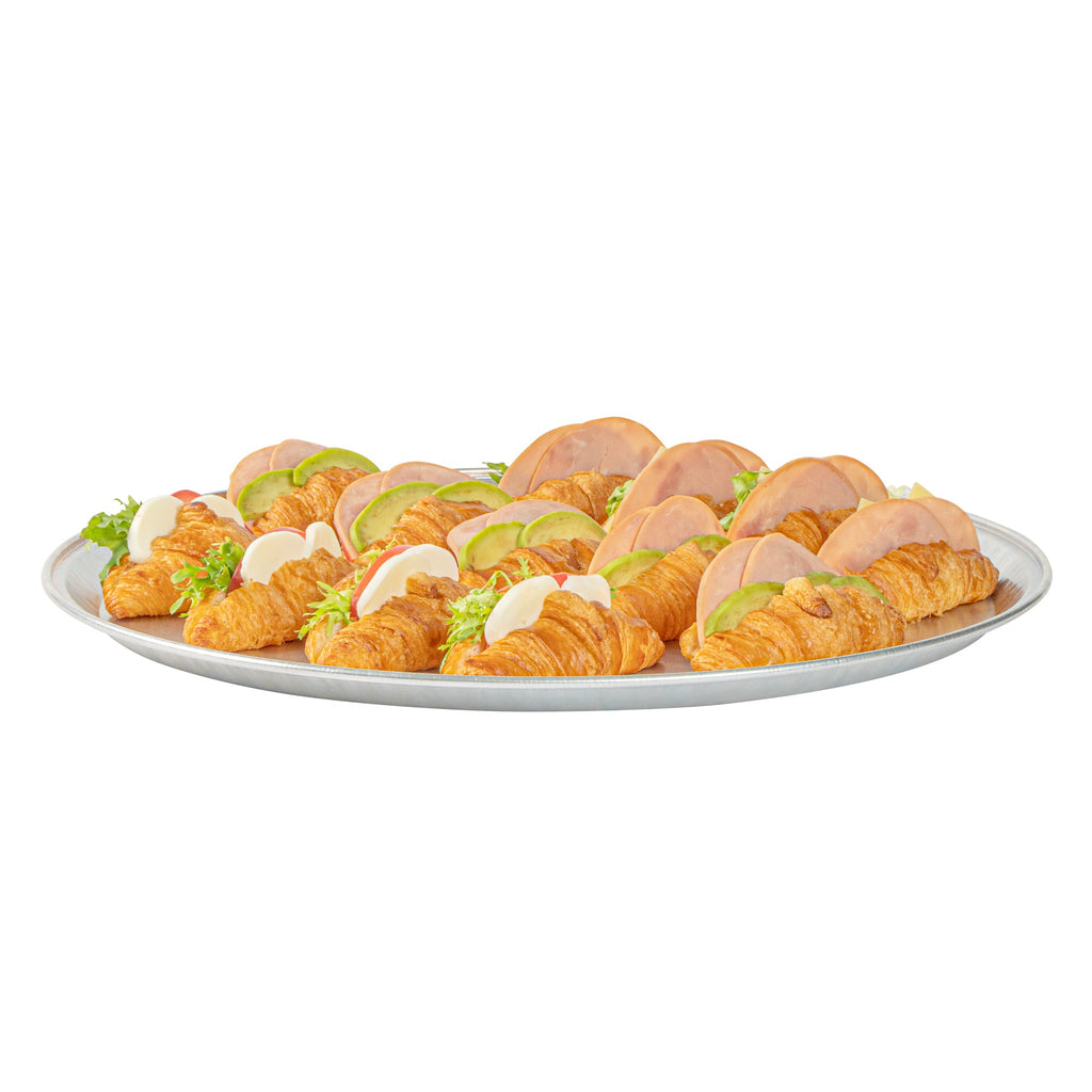 Foil Lux Round Aluminum Catering Tray - 18" - 20 count box