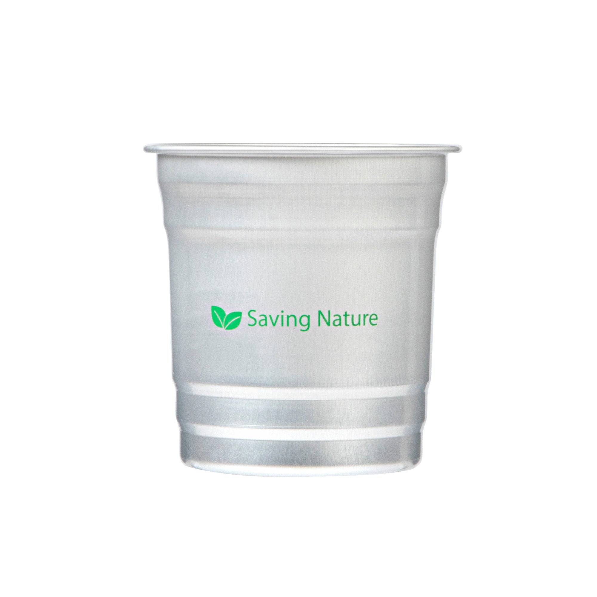 Saving Nature 10 oz Aluminum Drinking Cup - 3 1/2" x 3 1/2" x 3" - 100 count box