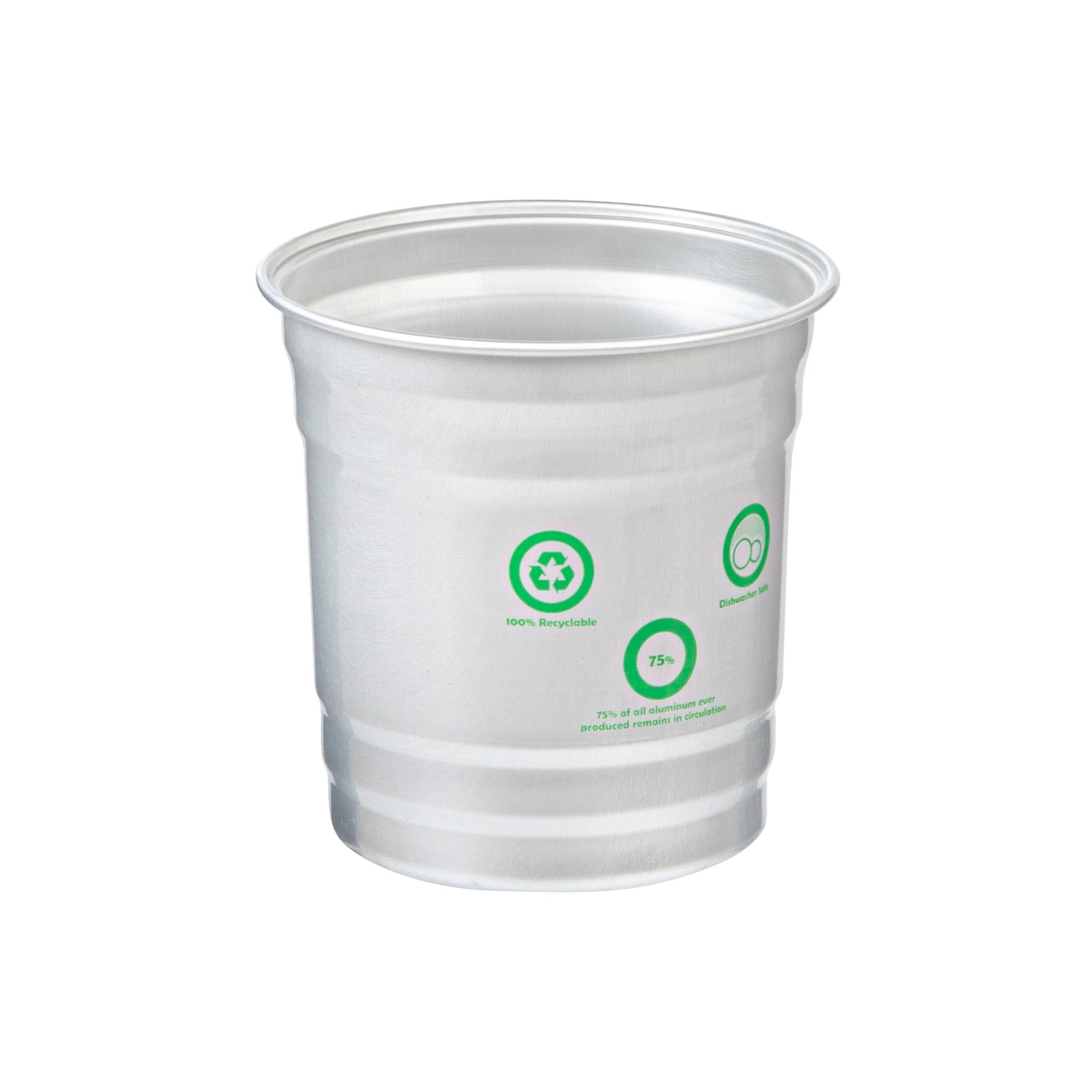 Saving Nature 10 oz Aluminum Drinking Cup - 3 1/2" x 3 1/2" x 3" - 100 count box