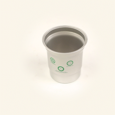 Saving Nature 16 oz Aluminum Drinking Cup - 3 3/4" x 3 3/4" x 4" - 100 count box