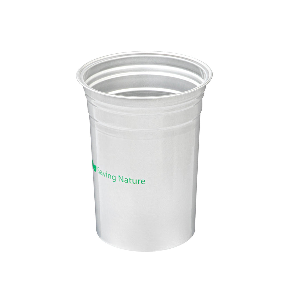 Saving Nature 20 oz Aluminum Drinking Cup - 3 3/4" x 3 3/4" x 5" - 100 count box