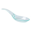 Mini Serve Seagreen Plastic Wave Spoon - 5" x 1 1/2" - 100 count box