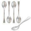 Mini Serve Silver Plastic Mini Spoon - 4" - 100 count box