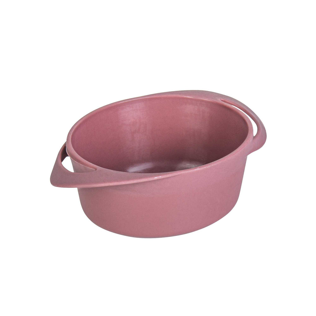 Mini Serve 3 oz Round Red Plastic Mini Infinity Pot - 3 3/4" x 2 1/2" x 1 1/4" - 100 count box