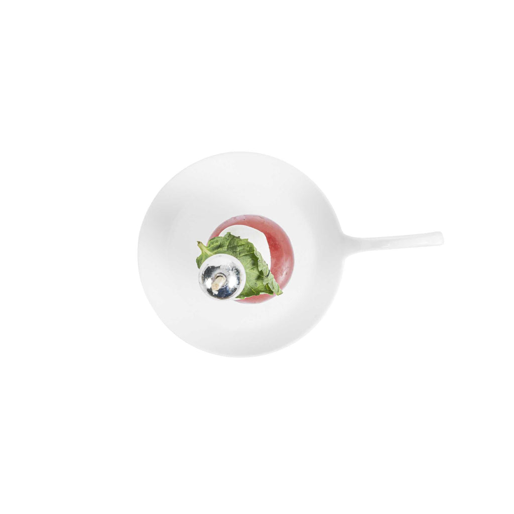 Mini Serve Fish White Plastic Tasting Plate - 3 3/4" x 2 1/2" x 1" - 100 count box