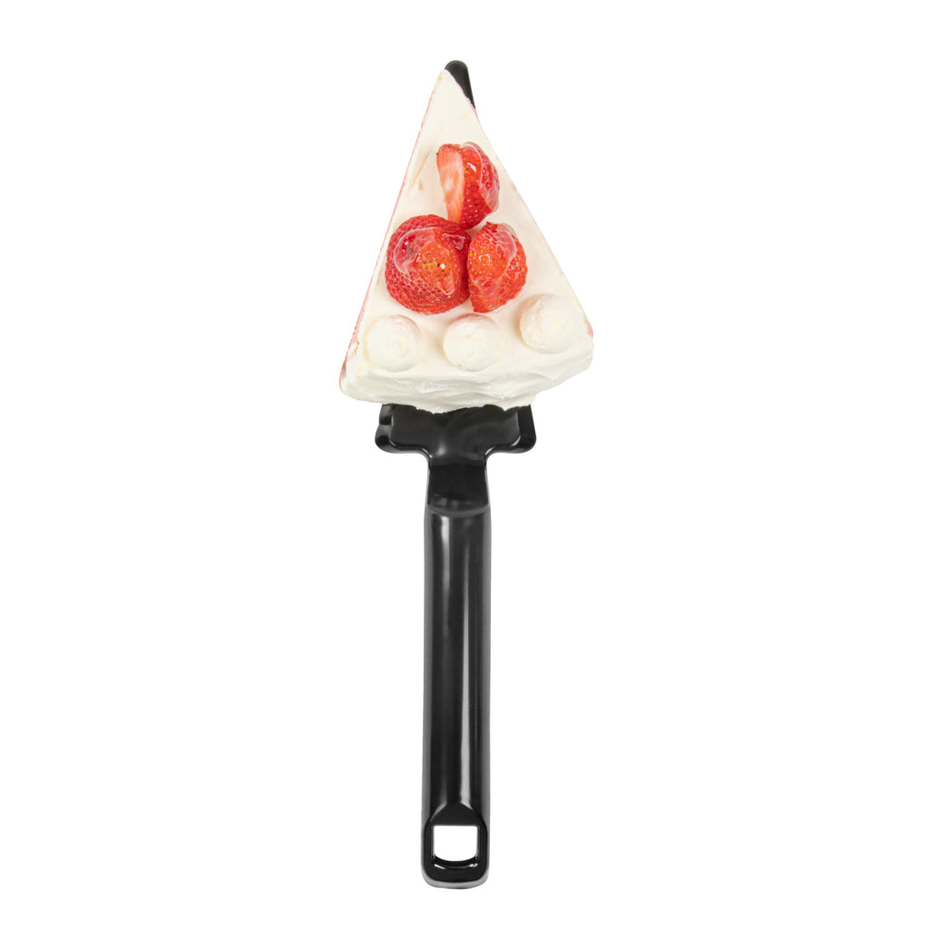 Cater Tek Black Plastic Cake Server - Recyclable - 10" x 2" x 1" - 100 count box