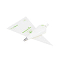 Pastry Tek Clear Plastic Pastry Piping Bag - Biodegradable - 18" x 8 3/4" - 100 count box