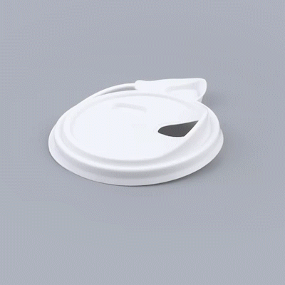 Bev Tek White Plastic Pop Lock Coffee Cup Lid - Fits 8, 12, 16 and 20 oz - 100 count box