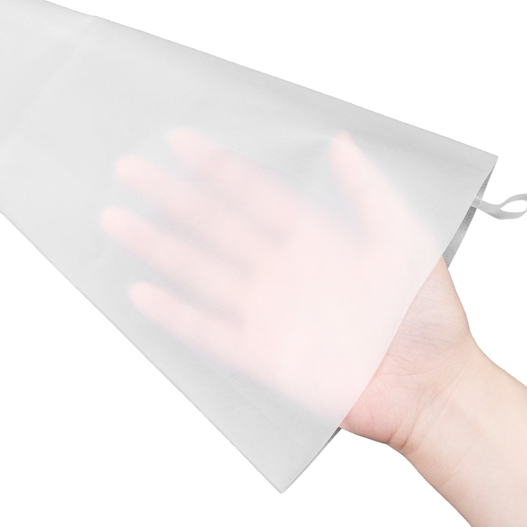 Pastry Tek White Silicone Pastry Piping Bag - 14" x 7 1/4" - 2 count box