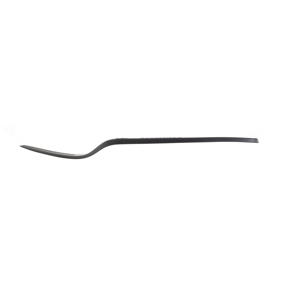 Basic Nature Black CPLA Plastic Fork - Wrapped, Heat-Resistant, Compostable - 6 1/2" - 250 count box