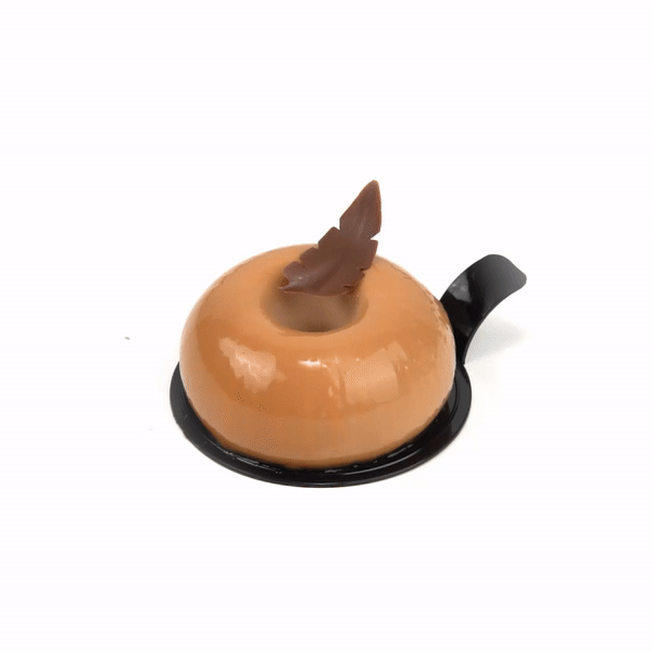 Pastry Tek Silicone Ridged Donut - 6-Compartment - 10 count box