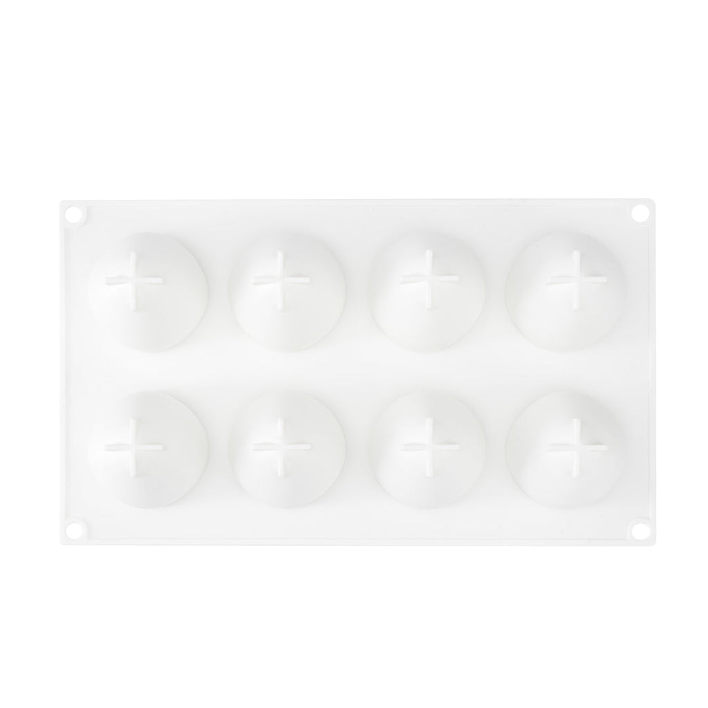 Pastry Tek Silicone Strawberry Baking Mold - 8-Compartment - 1 count box