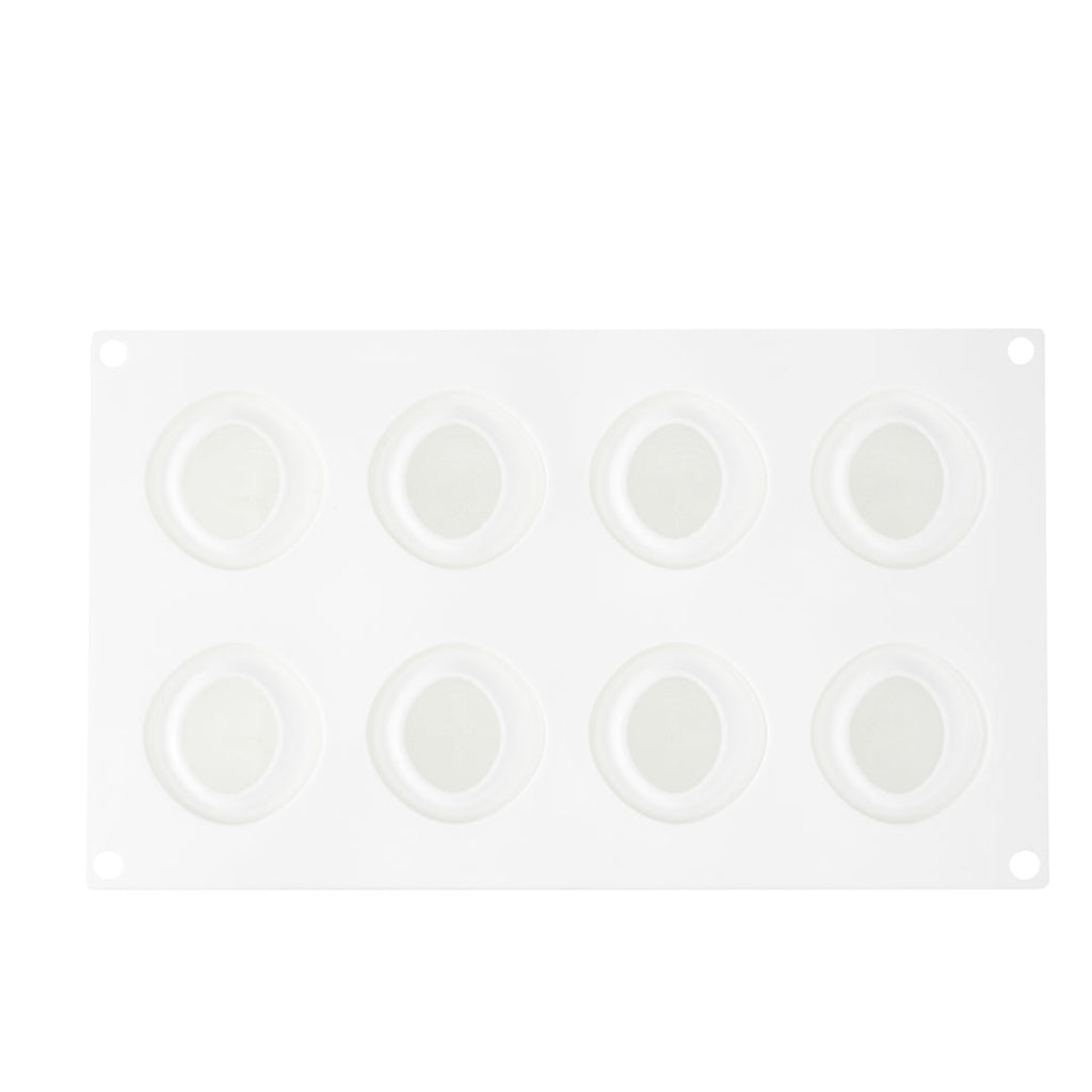 Pastry Tek Silicone Strawberry Baking Mold - 8-Compartment - 10 count box