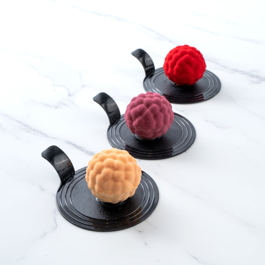 Pastry Tek Silicone Lychee Baking Mold - 4-Compartment - 10 count box