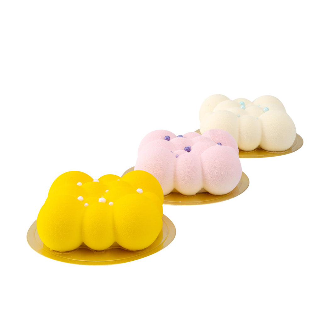 Pastry Tek Silicone Bubble Cloud Baking Mold - 6-Compartment - 1 count box