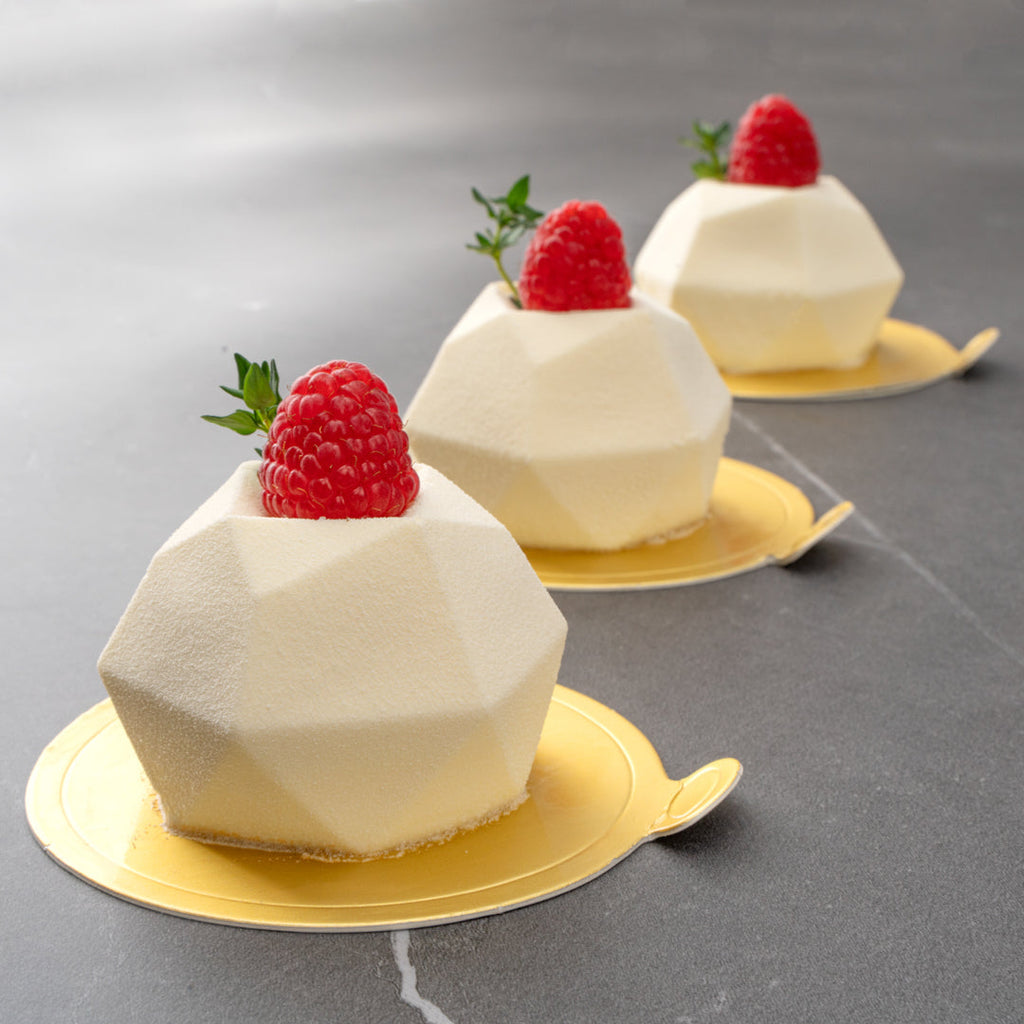 Pastry Tek Silicone Diamond Sphere Baking Mold - 8-Compartment - 1 count box