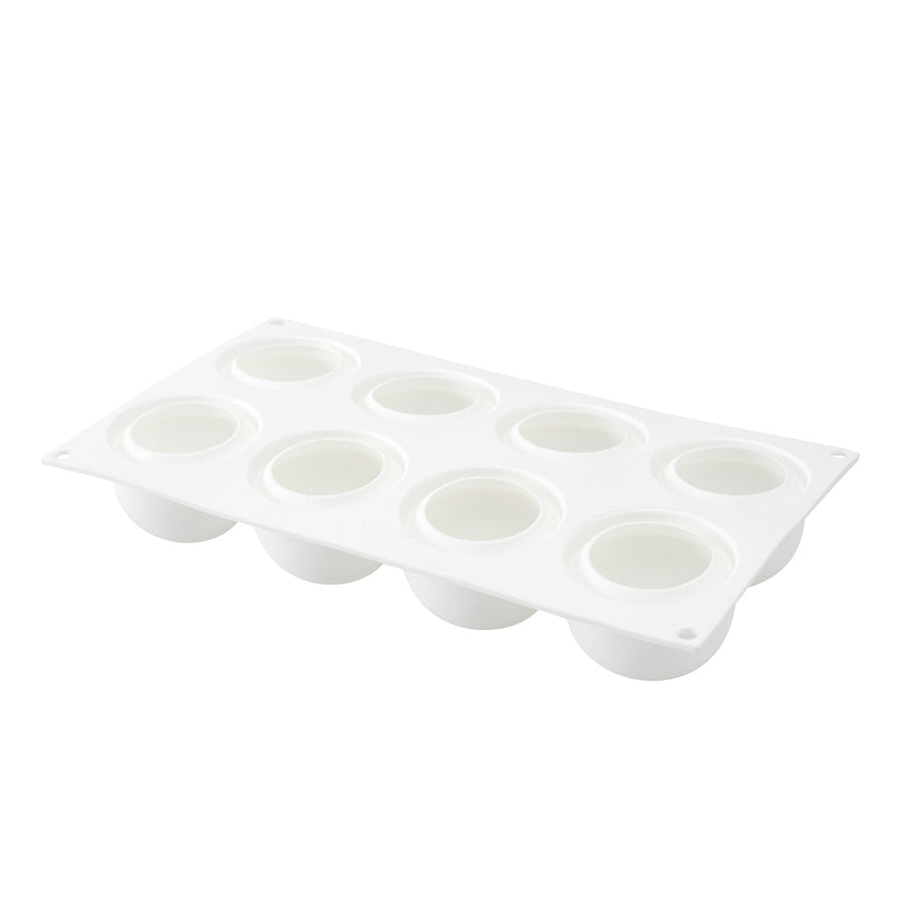 Pastry Tek Silicone Ball Baking Mold - 8-Compartment - 10 count box