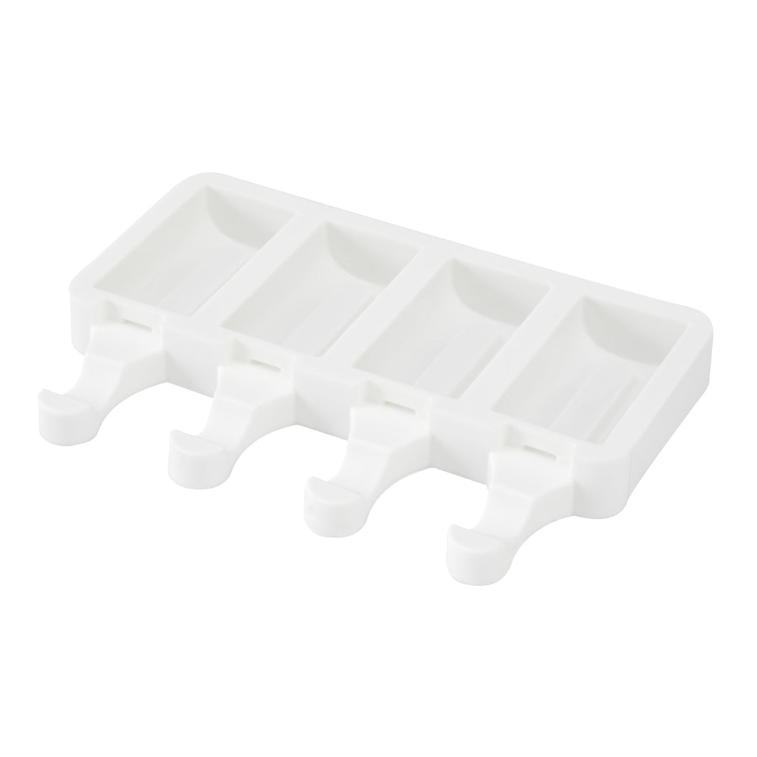 Pastry Tek Silicone Cylinder Popsicle Mold - 4-Compartment - 10 count box