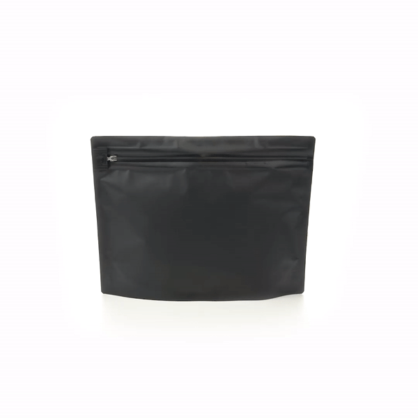 High Level Black Plastic Locking Pouch - Child-Resistant - 12 1/4" x 4" x 9" - 100 count box