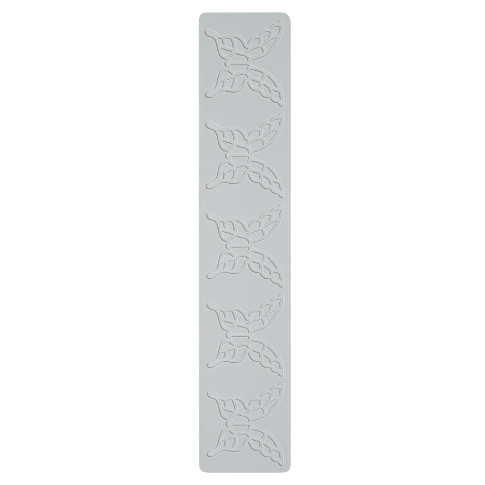 Pastry Tek Gray Silicone Butterfly Fondant Impression Mat - 1 count box