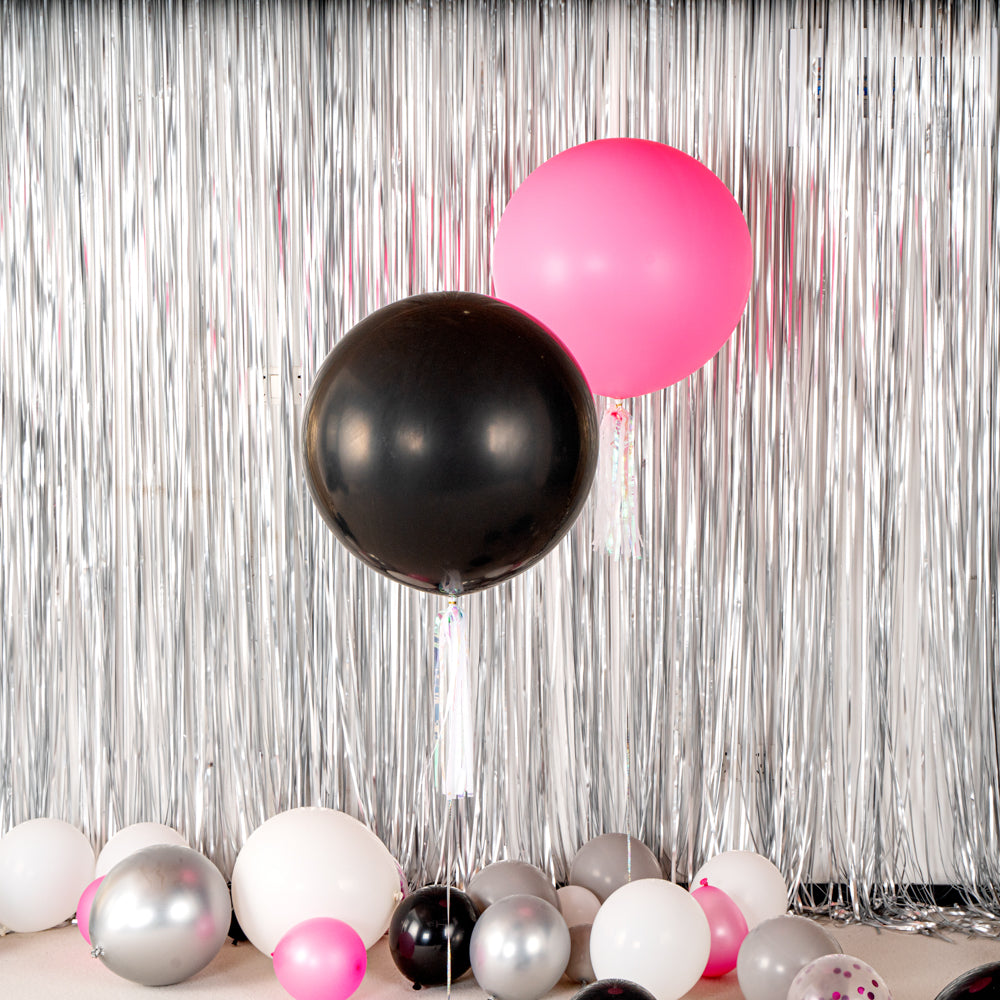 Balloonify Black Latex Balloon - 36" - 10 count box