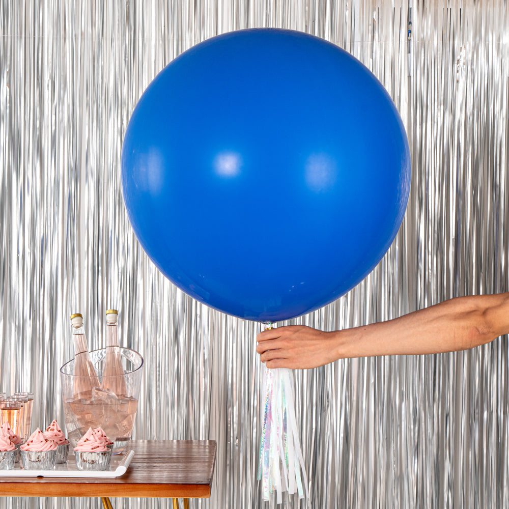 Balloonify Blue Latex Balloon - 36" - 10 count box