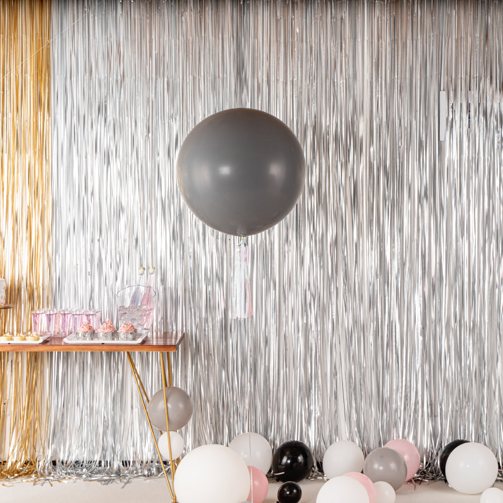 Balloonify Gray Latex Balloon - 36" - 10 count box